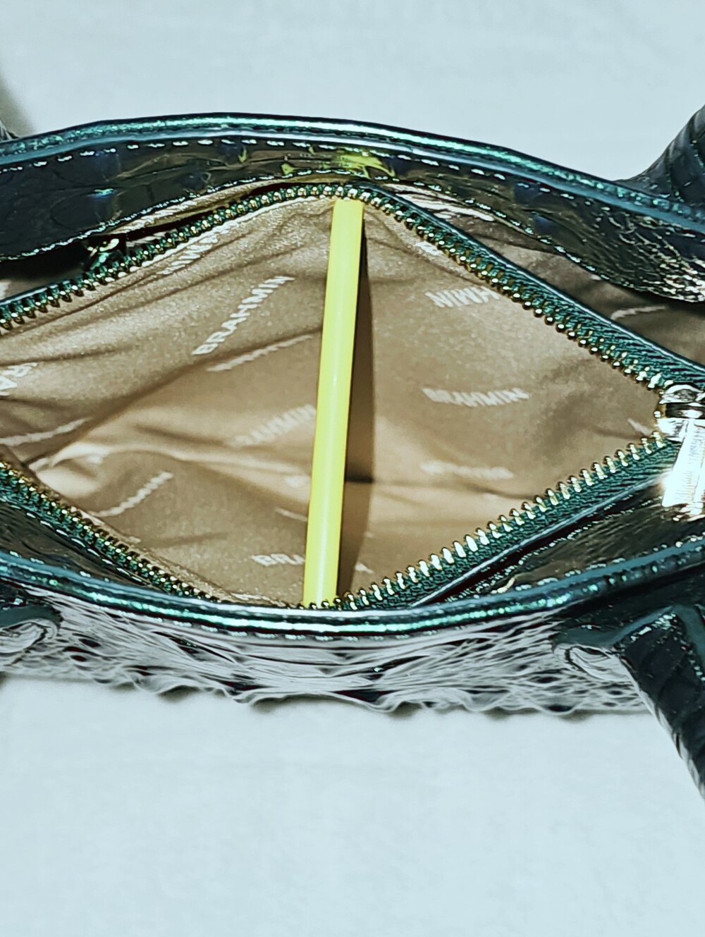 NWT Brahmin MYSTIC GREEN Rosetta w/Cordelia Wallet - Picture 10 of 16